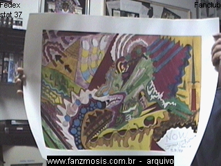Ozzy Lithograph - I received these presents of my great friend Ozzmin...