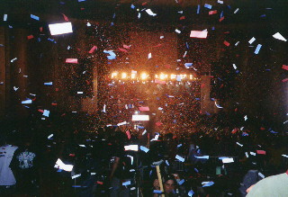 On Tour With Ozzy - The confetti filling the stadium at the end of Black Sabbath's set - July 16,2004  PNC Arts Center, Holmdel, NJ