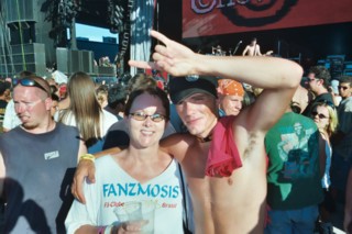 Gwenna and nephew - Ozzfest 2003