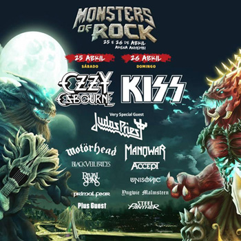 Monsters Of Rock 21 anos - Postêr de divulgação