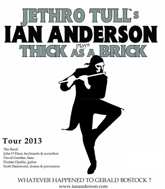 AN ANDERSON  LDER DO JETHRO TULL na America do Sul em maro de 2013